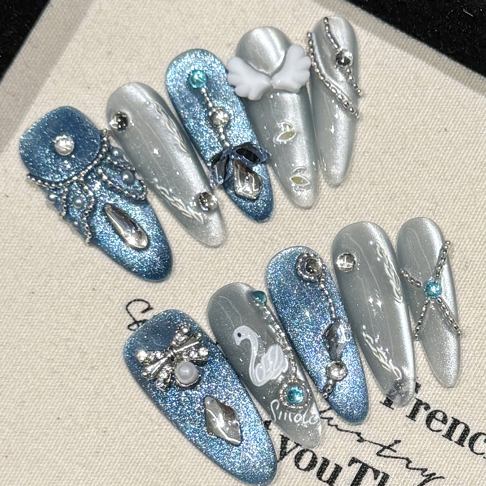 10Pcs White Swan Handmade Fals - Resin Craft Material のレビューと価格