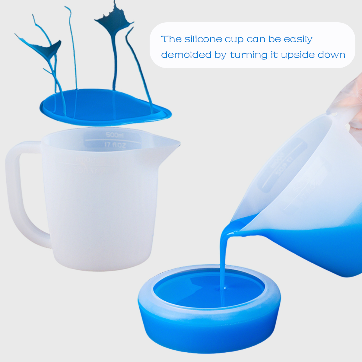500ML Silicone Measuring Cup w - Mixing Cup Silicone のレビューと価格
