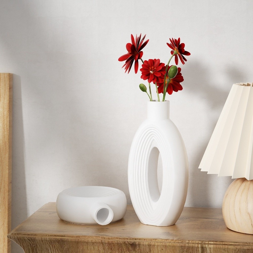 Oval Stripe Silicone Vase Mold - Resin Craft Workshop のレビューと価格