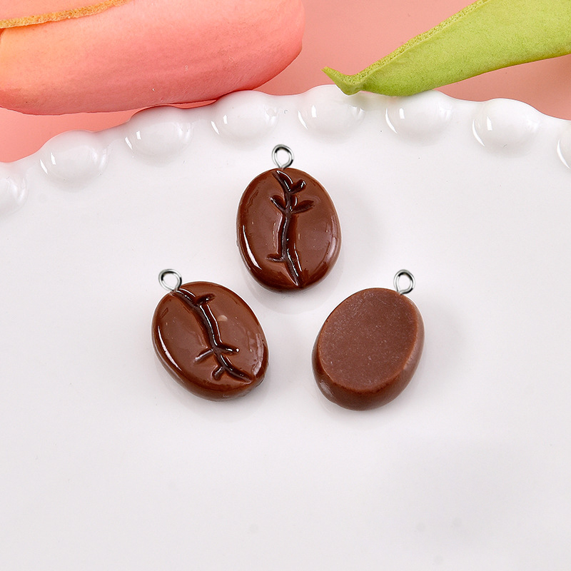 10pcs Coffee Beans Resin Penda - Resin Craft Projects のレビューと価格