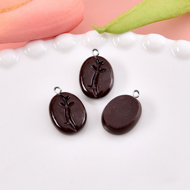 10pcs Coffee Beans Resin Penda - Resin Craft Projects のレビューと価格