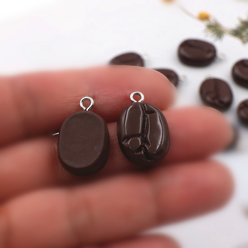 10pcs Coffee Beans Resin Penda - Resin Craft Projects のレビューと価格