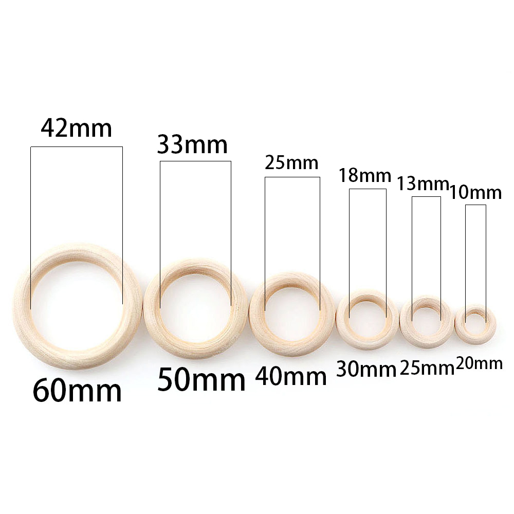 Unfinished Wooden Rings 20-60m - Wood Ring Blank のレビューと価格