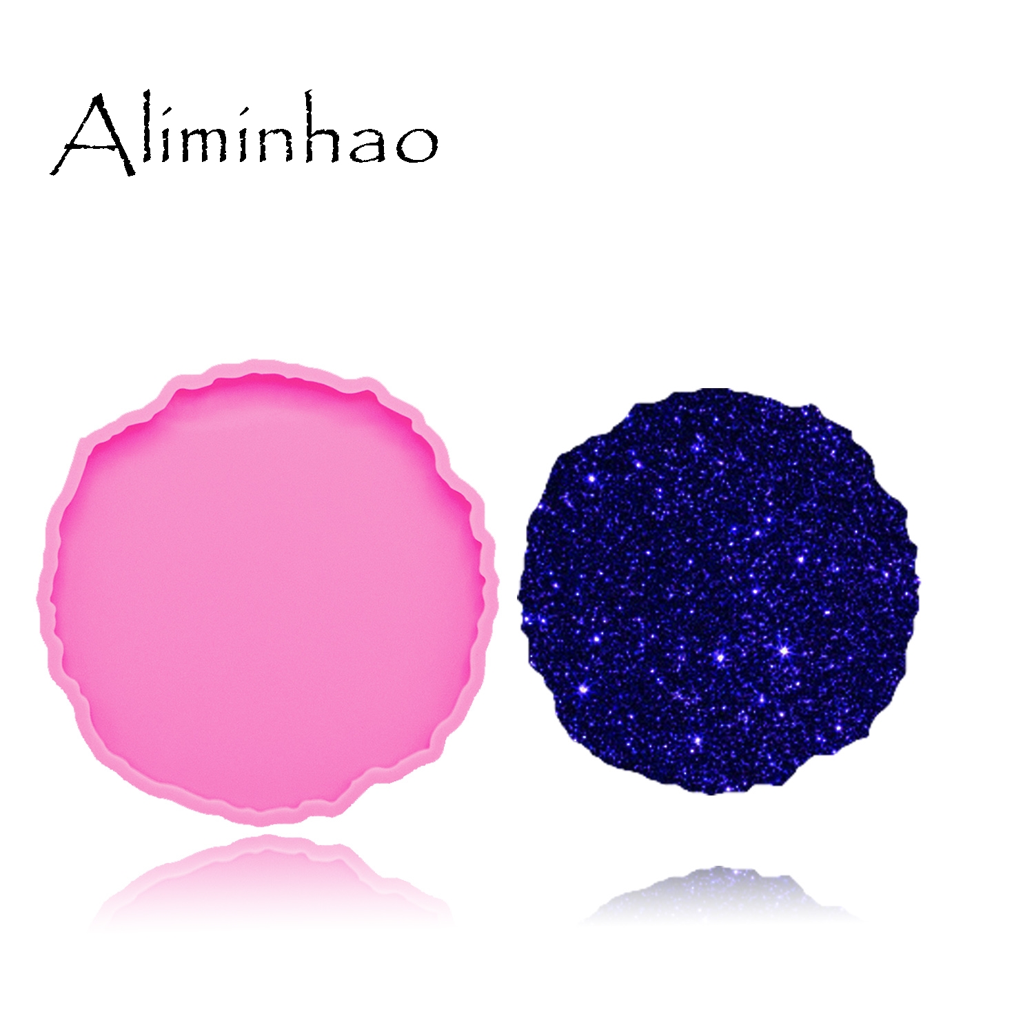 DY0278 Shiny High quality roun - Geode Mold Silicone のレビューと価格