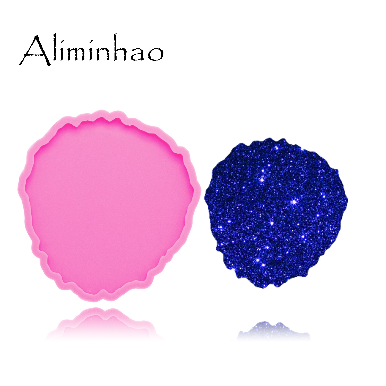 DY0278 Shiny High quality roun - Geode Mold Silicone のレビューと価格