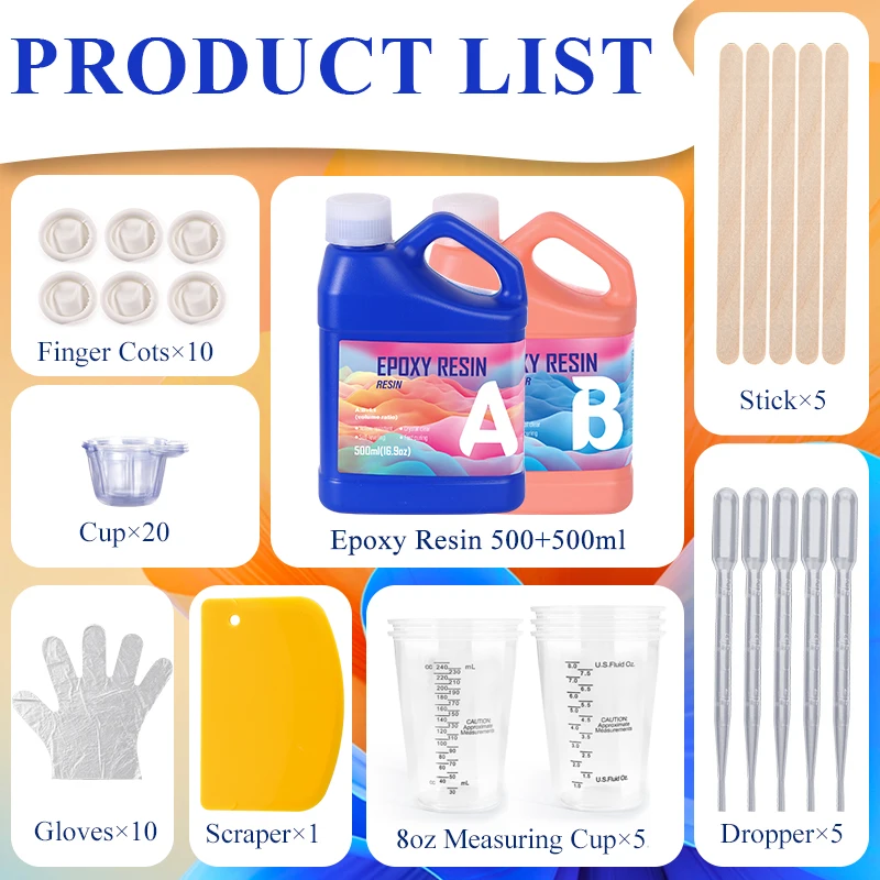 Easy Mixing Epoxy Resin Kit Cr - Epoxy Uv Resin Kit のレビューと価格