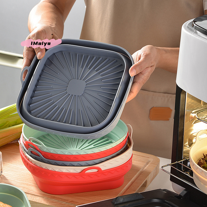 Square Foldable Air Fryer Sili - Silicone Mold Tray のレビューと価格