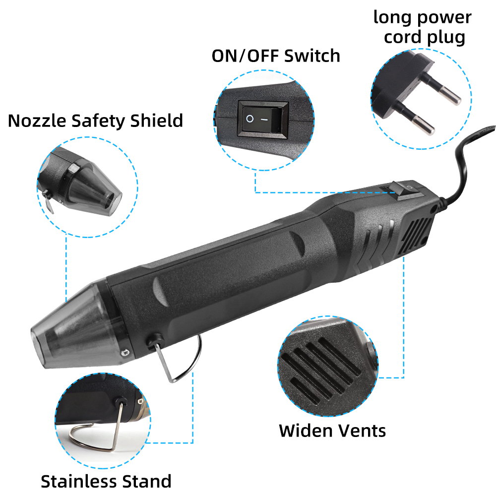 300°C 220V Hot Air Gun DIY Too - Heat Gun Small のレビューと価格
