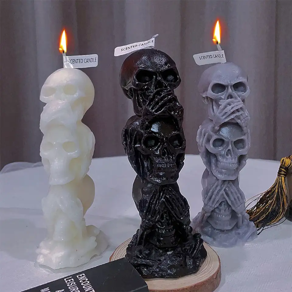 3D Skull Pumpkin Silicone Cand - Resin Craft Ideas のレビューと価格