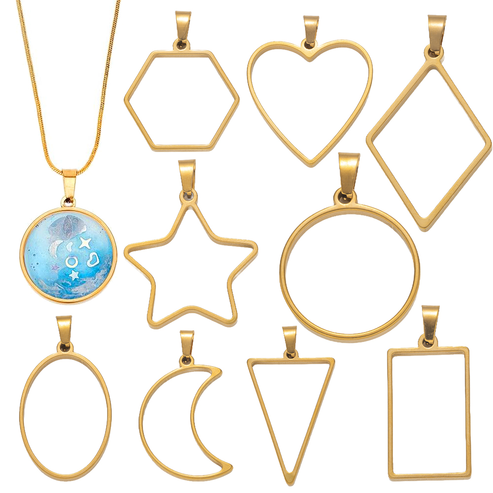 5pcs Stainless Steel Open Back - Resin Craft Projects のレビューと価格