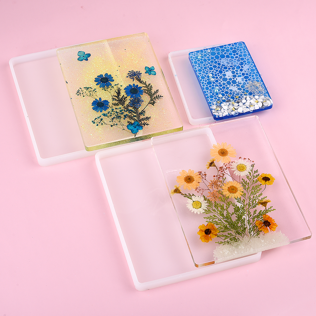 DIY Round Square Rectangle Sha - Coaster Mold Round のレビューと価格