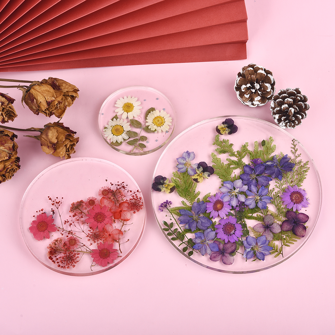 DIY Round Square Rectangle Sha - Coaster Mold Round のレビューと価格