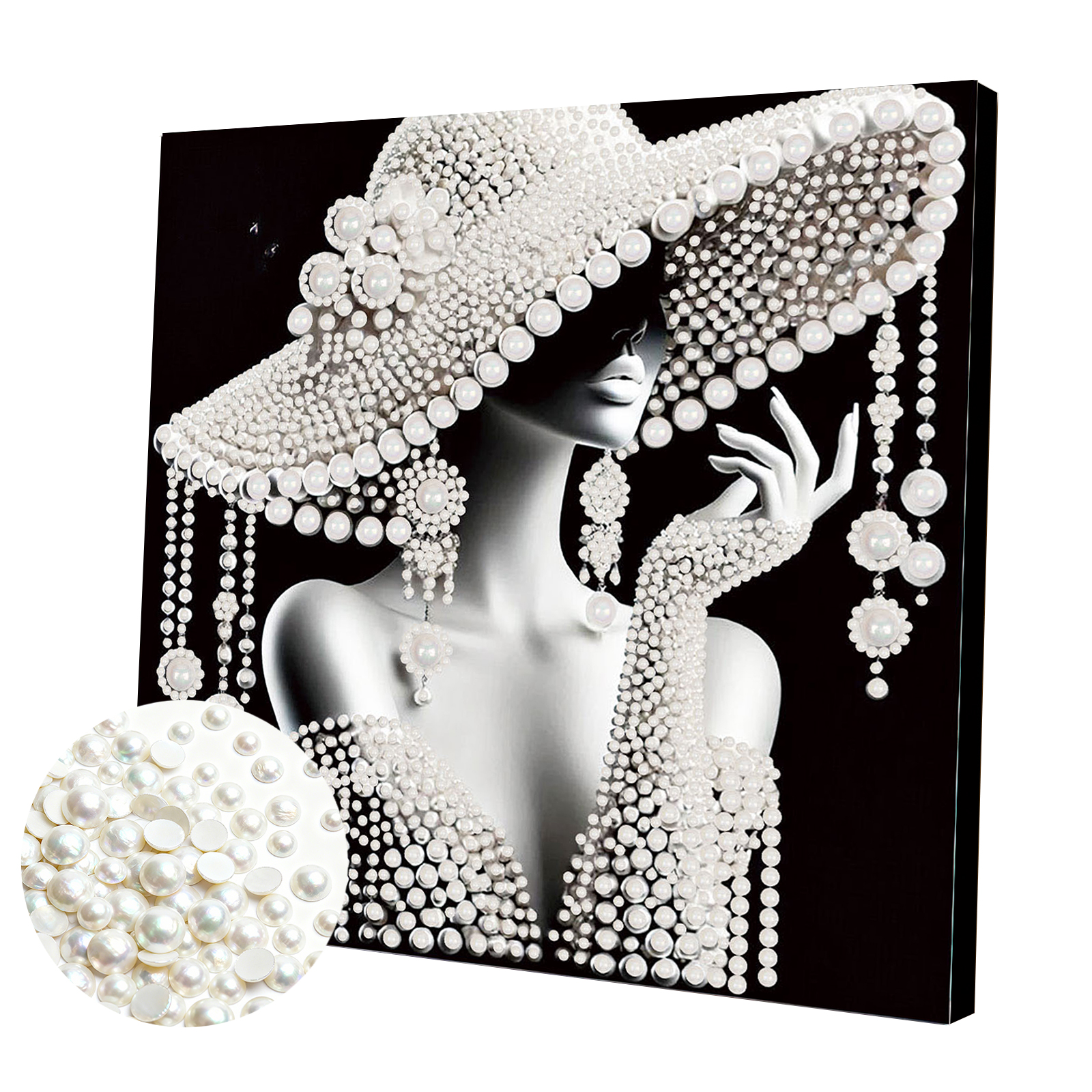 DIY Ladies Pearl Painting Art  - Resin Craft For Beginners のレビューと価格