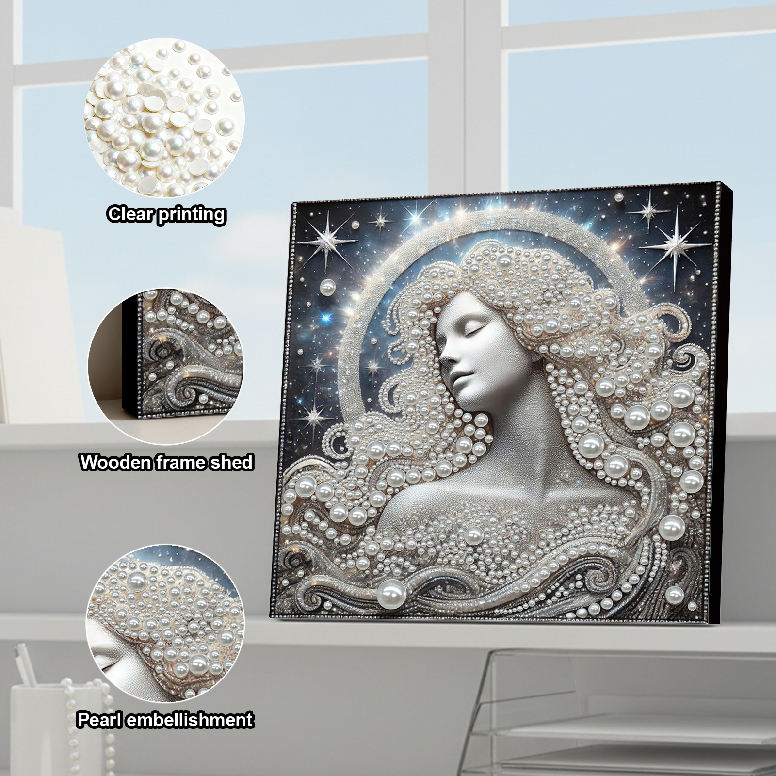 DIY Ladies Pearl Painting Art  - Resin Craft For Beginners のレビューと価格