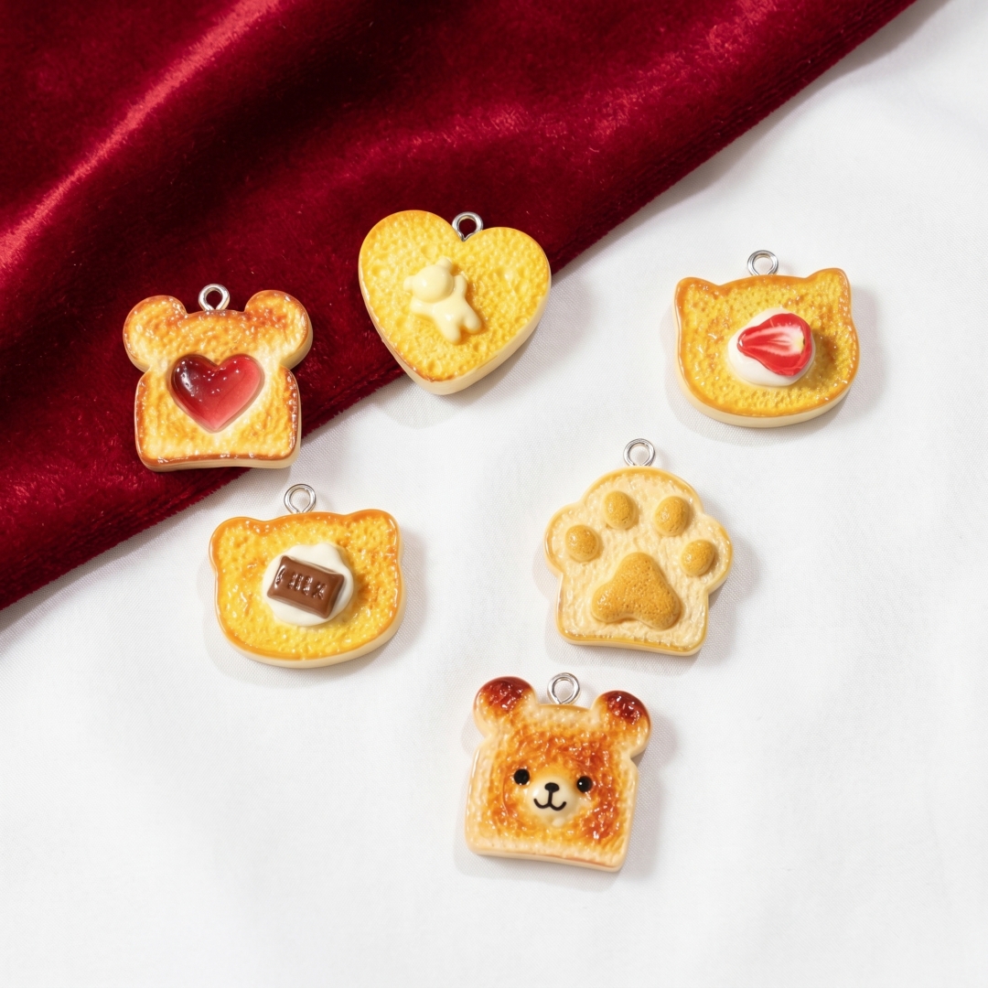 10pcs Resin Plastic Bread Pend - Resin Crafts Diy のレビューと価格