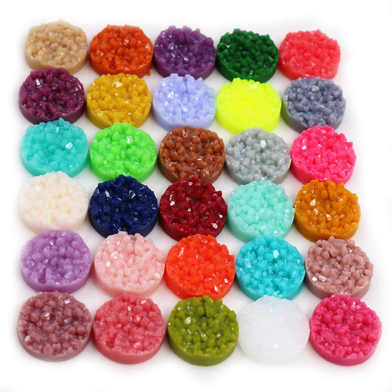 40pcs Resin Druzy Cabochons Do - Resin Craft Projects のレビューと価格