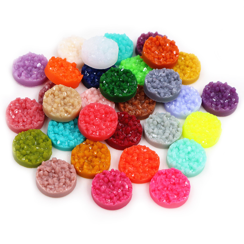 40pcs Resin Druzy Cabochons Do - Resin Craft Projects のレビューと価格