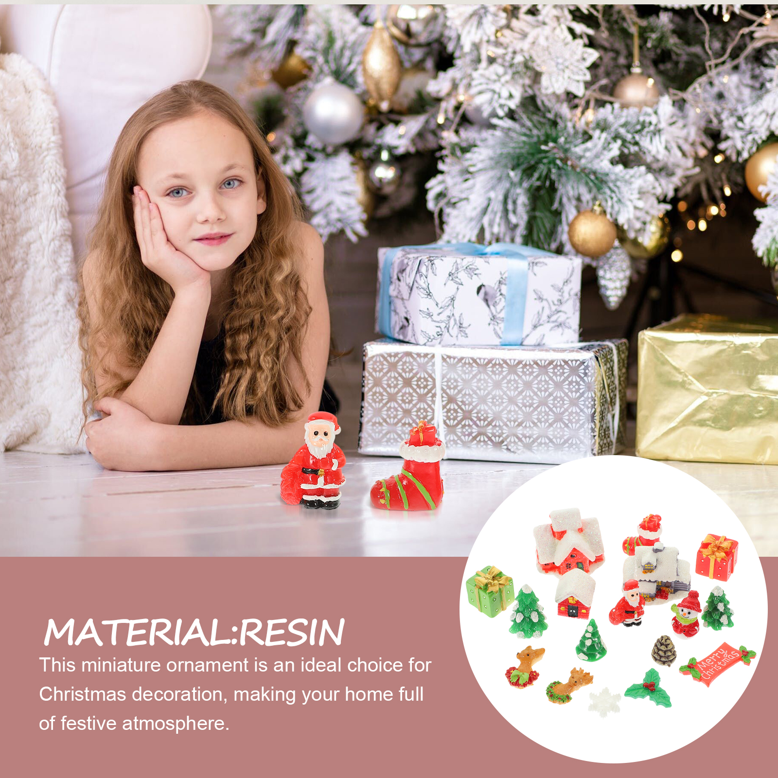 1 set Christmas Tree Decoratio - Resin Craft Ideas のレビューと価格