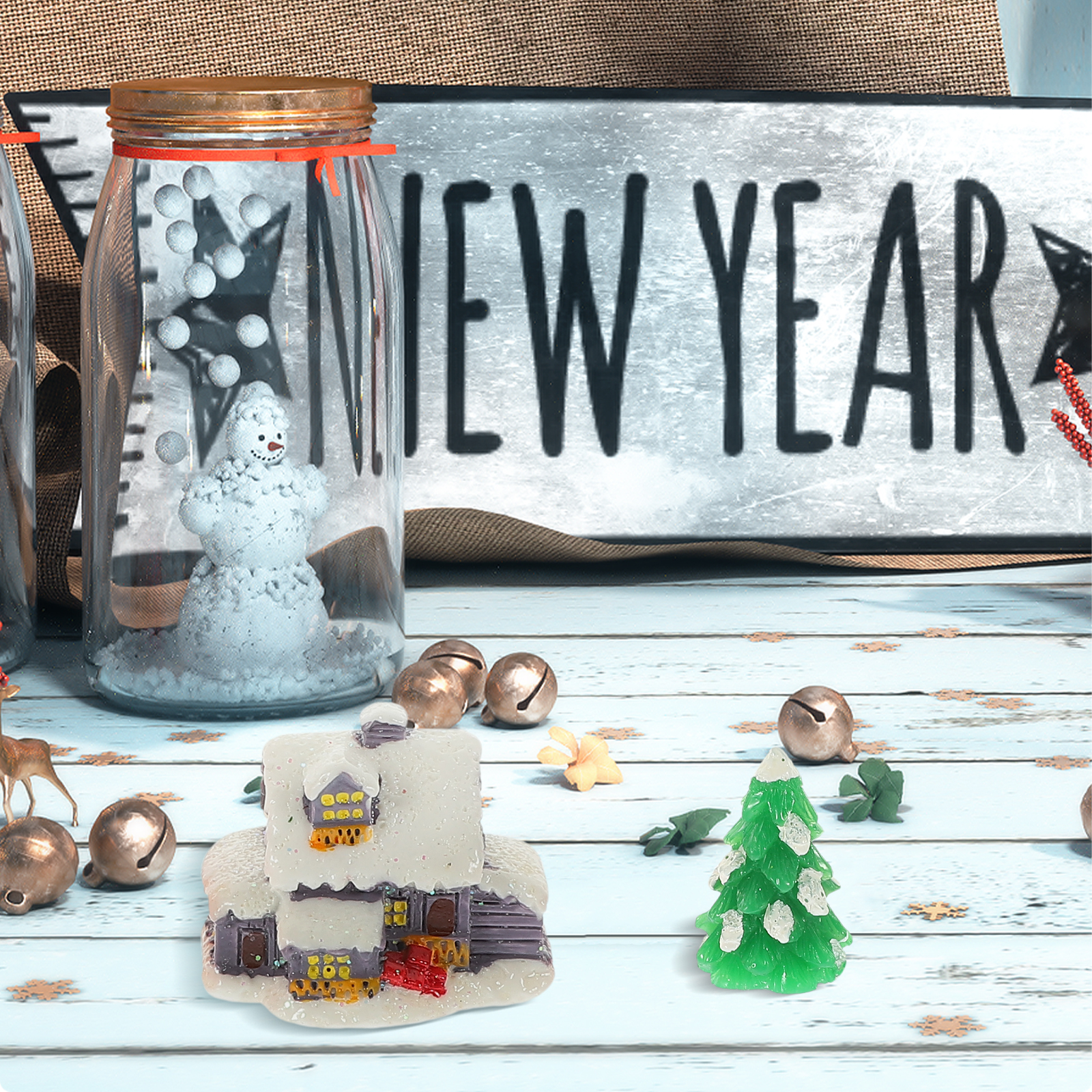 1 set Christmas Tree Decoratio - Resin Craft Ideas のレビューと価格
