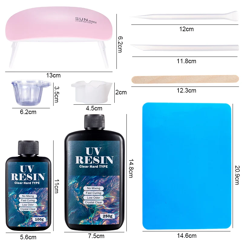 Hard UV Resin Glue Kit Fast Cu - Epoxy Uv Resin Kit のレビューと価格