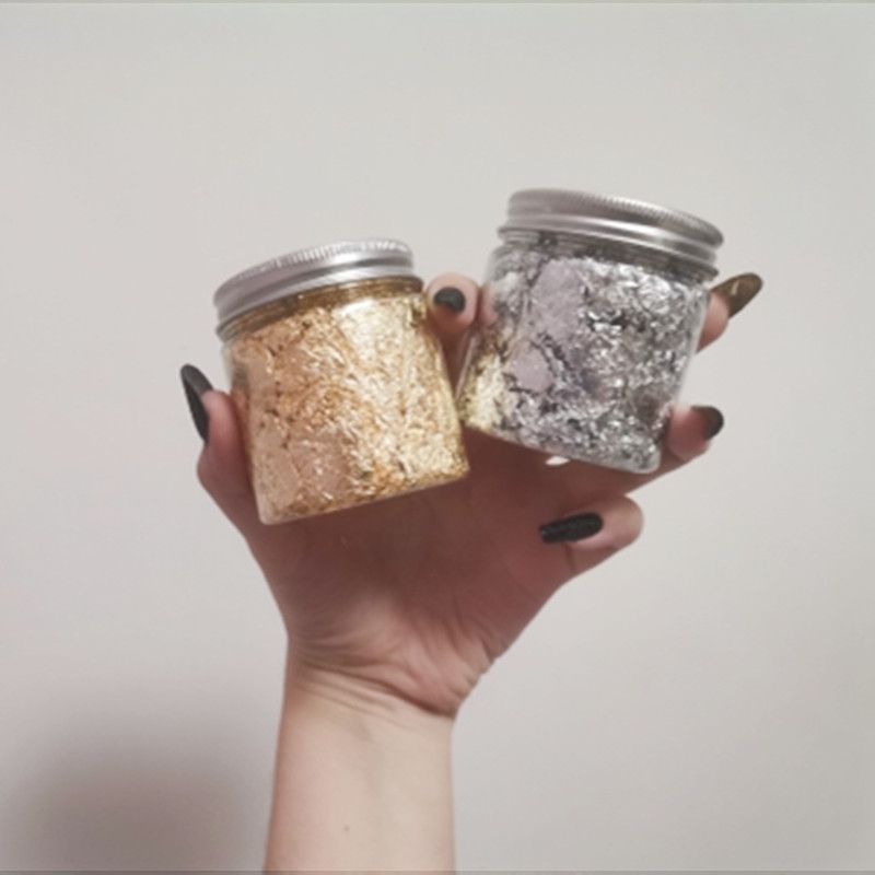 Imitation Rose Gold Silver Cop - Gold Foil Flakes のレビューと価格