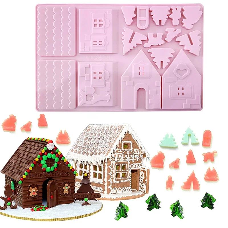 Christmas House Building block - Silicone Mold Tray のレビューと価格
