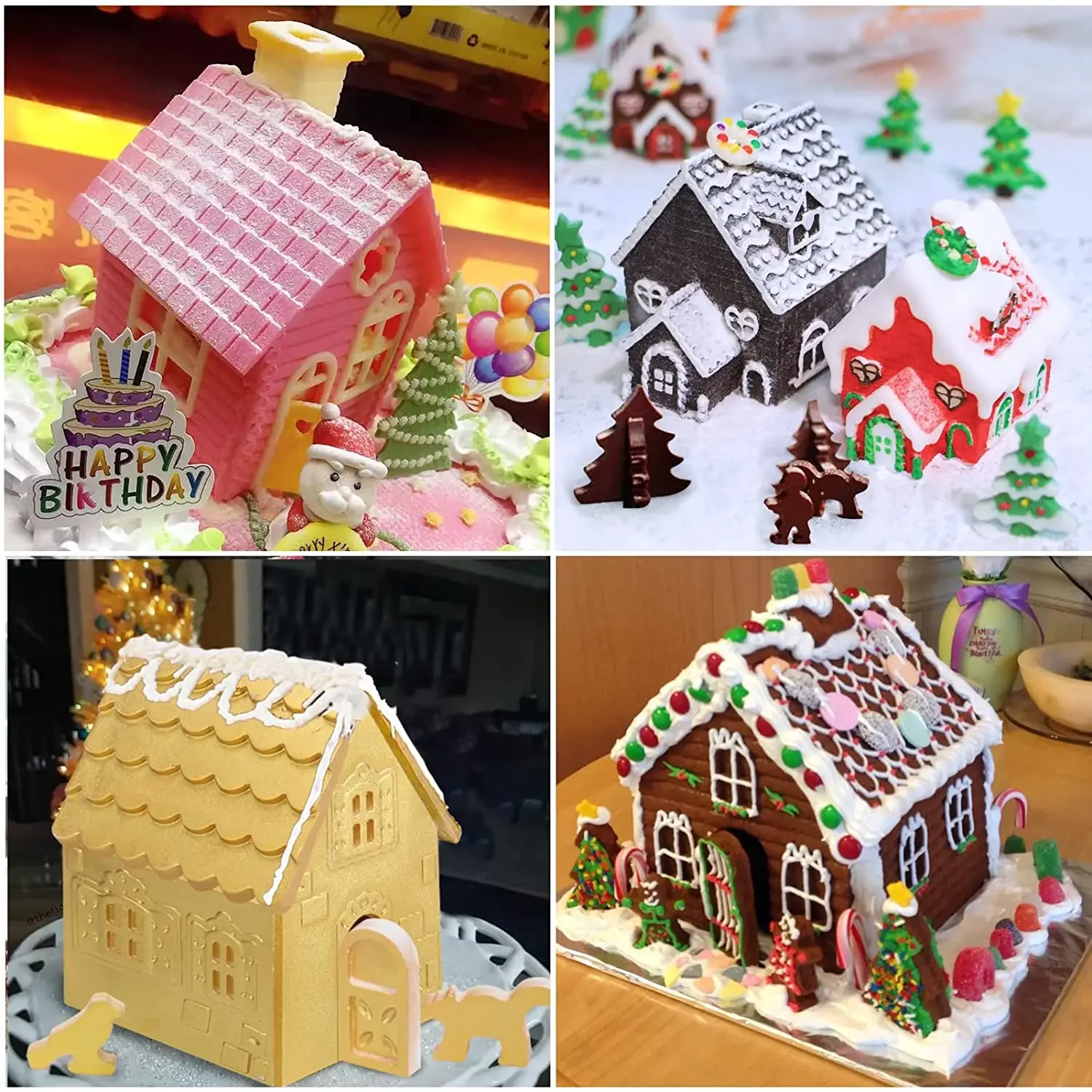 Christmas House Building block - Silicone Mold Tray のレビューと価格