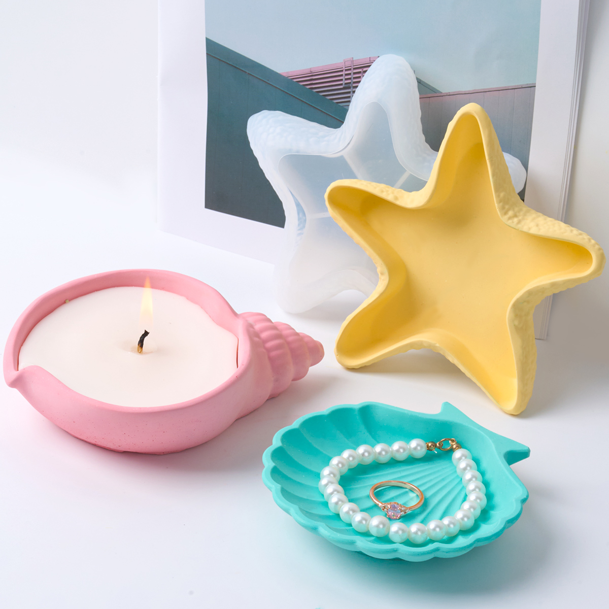 DIY Concrete Starfish Starage  - Serving Tray Mold のレビューと価格