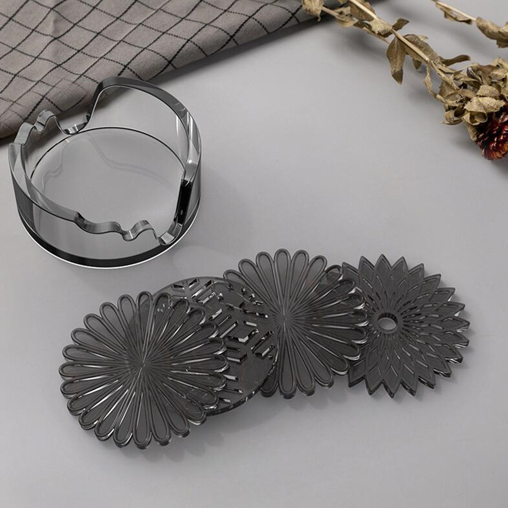 1Pcs Round Coaster Resin Silic - Coaster Mold Round のレビューと価格