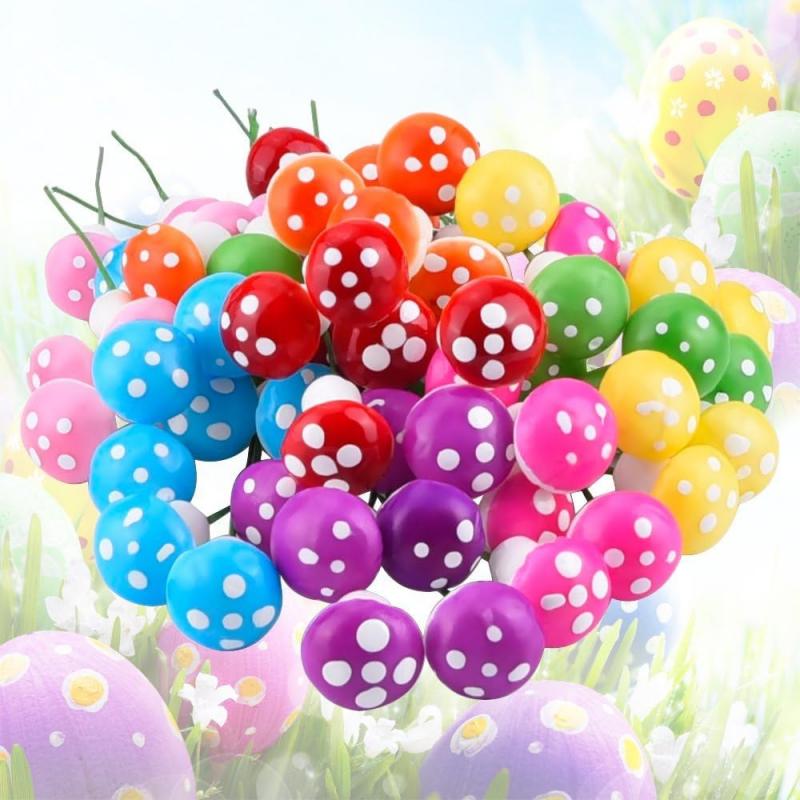 10-80PCS Mini Color Mushroom D - Terrarium Moss Art のレビューと価格