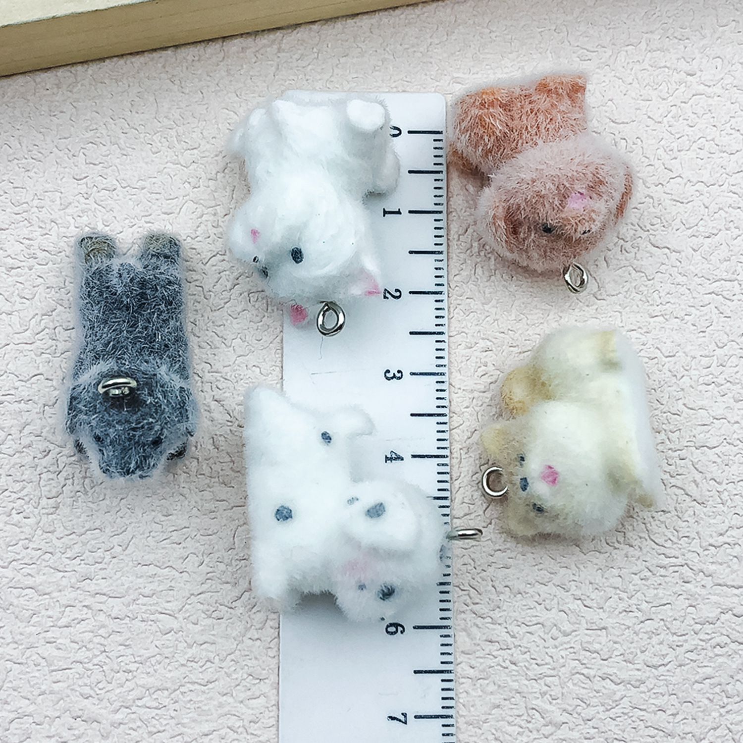 5pcs&1pc Flocked Resin Animal  - Resin Craft Material のレビューと価格