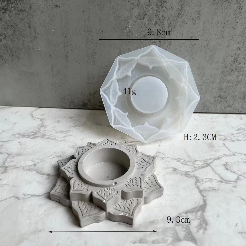 Concrete Candle Jar Silicone M - Serving Tray Mold のレビューと価格