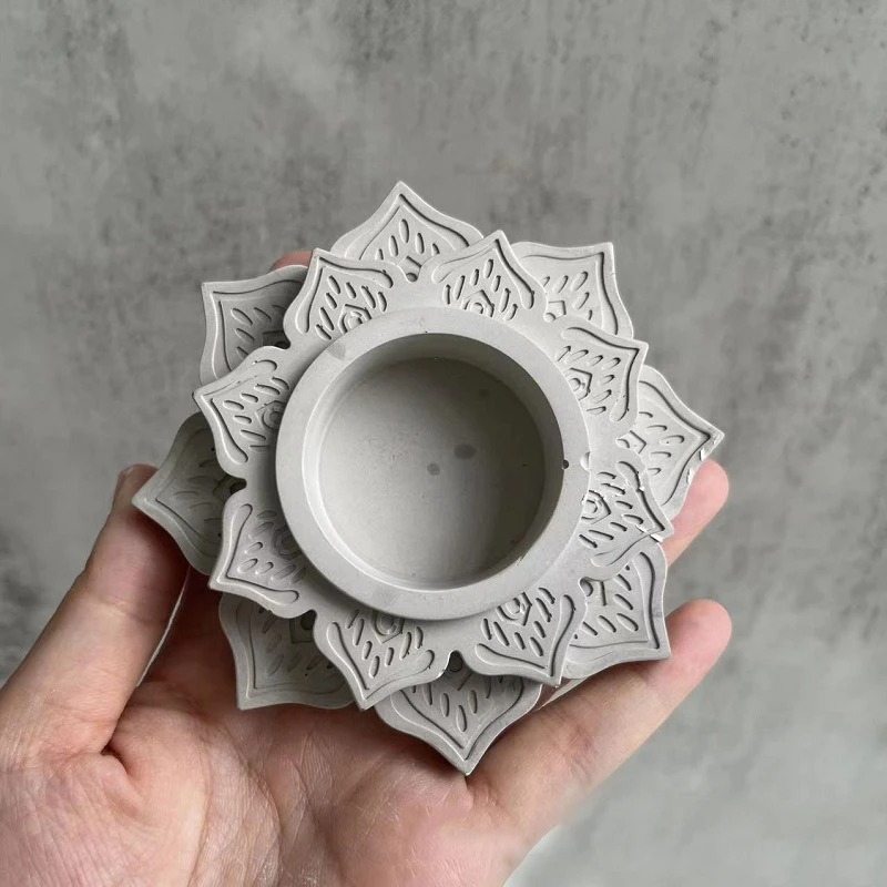 Concrete Candle Jar Silicone M - Serving Tray Mold のレビューと価格