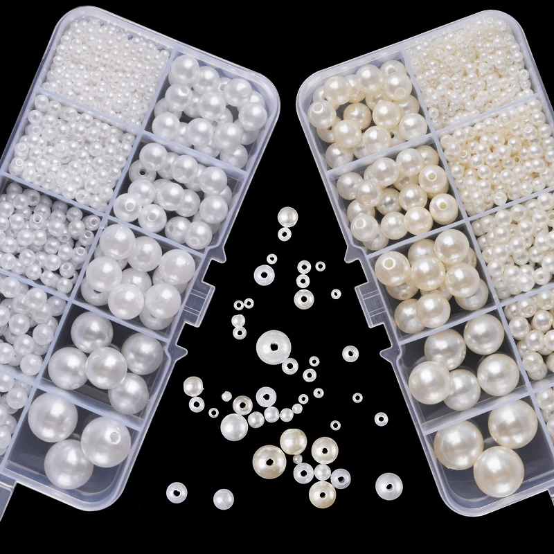 800pcs Artificial Faux Pearl R - Resin Crafts Diy のレビューと価格
