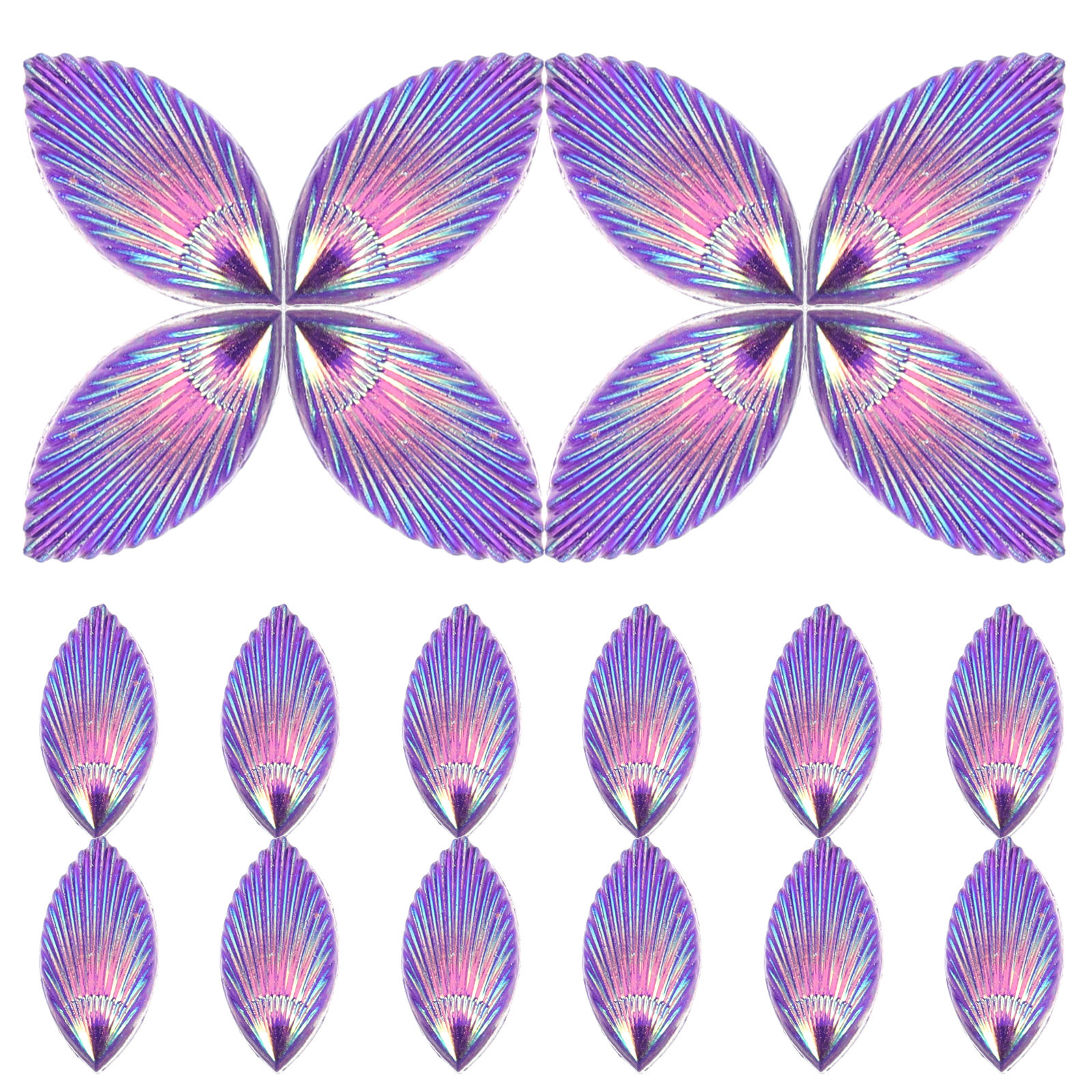 20Pcs Resin Shell Charms Shiny - Resin Crafts Diy のレビューと価格
