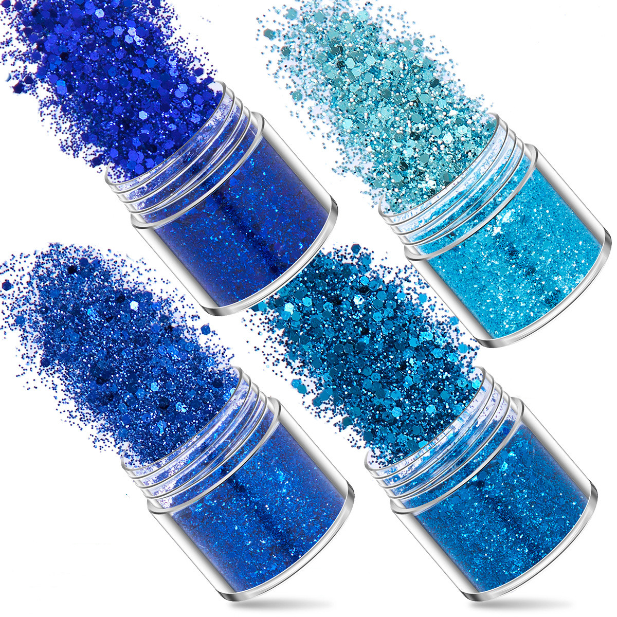 SNASAN 4Pcs Color Superfine Gl - Gold Foil Flakes のレビューと価格