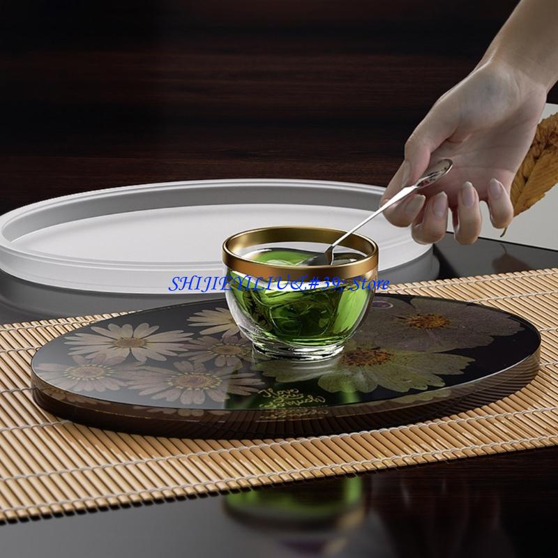 E21F Oval Mirror Mold for DIY  - Geode Mold Silicone のレビューと価格