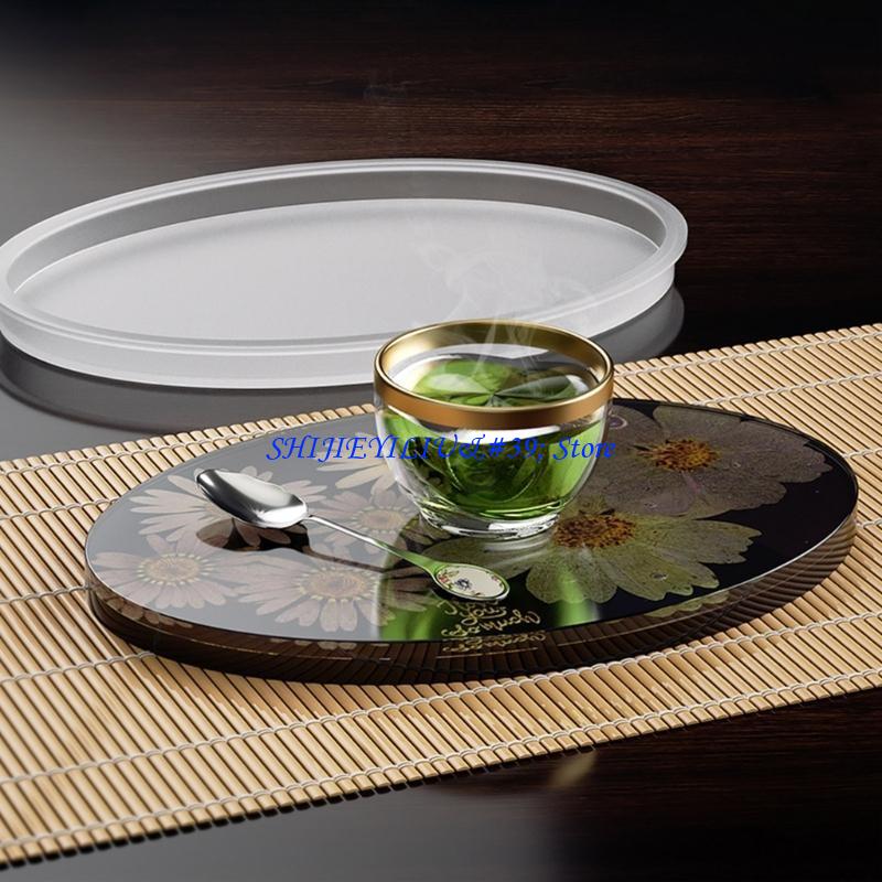 E21F Oval Mirror Mold for DIY  - Geode Mold Silicone のレビューと価格