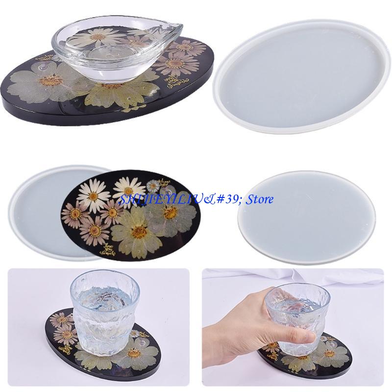 E21F Oval Mirror Mold for DIY  - Geode Mold Silicone のレビューと価格