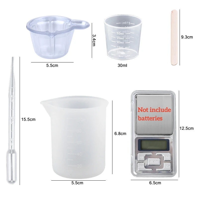 Epoxy Resin Kit Crystal Clear  - Resin Pigment Set のレビューと価格