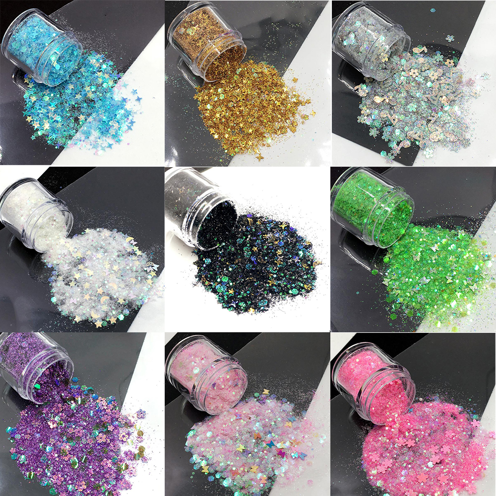 10ml/Box Glitter Epoxy Resin F - Gold Foil Flakes のレビューと価格