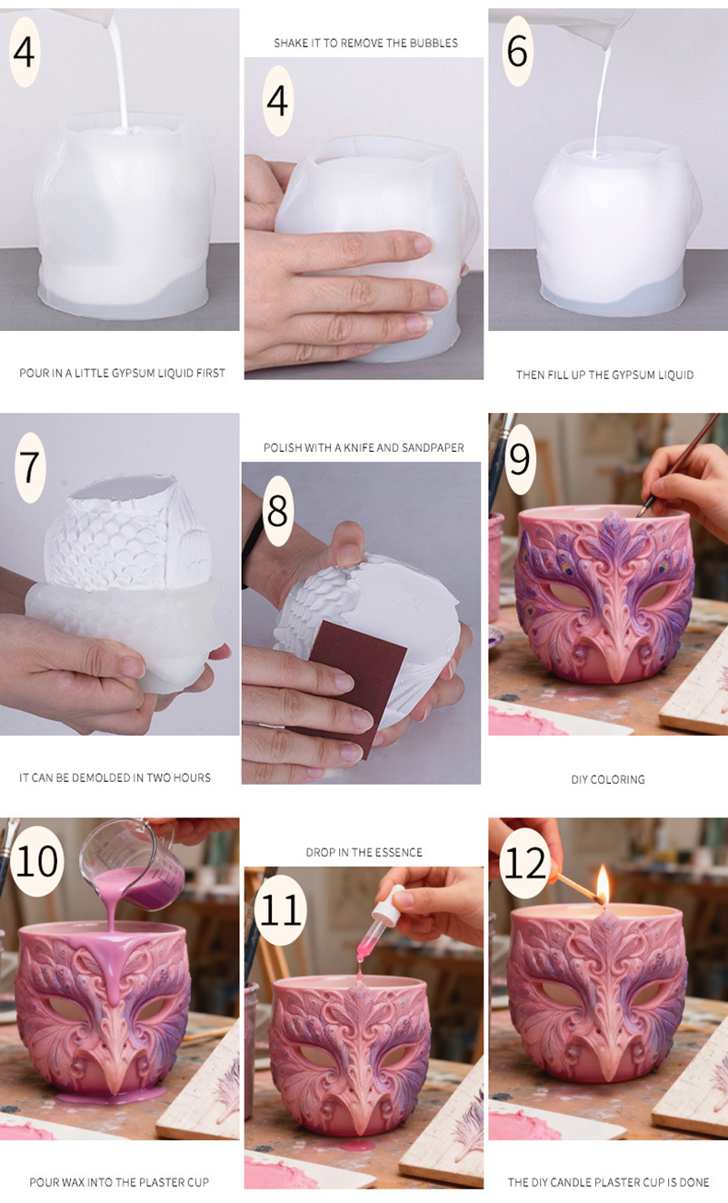 Resin Drip Candle Cups  Cement - Resin Craft Workshop のレビューと価格