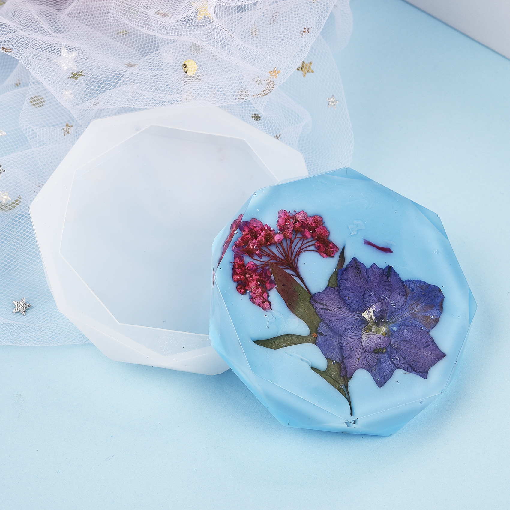 Resin Coaster Silicone Mold Ca - Coaster Mold Round のレビューと価格