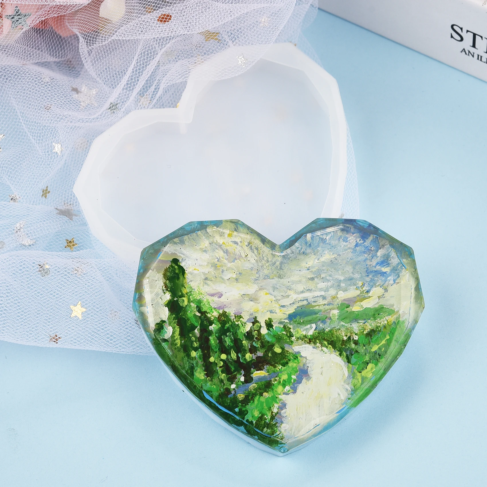 Resin Coaster Silicone Mold Ca - Coaster Mold Round のレビューと価格