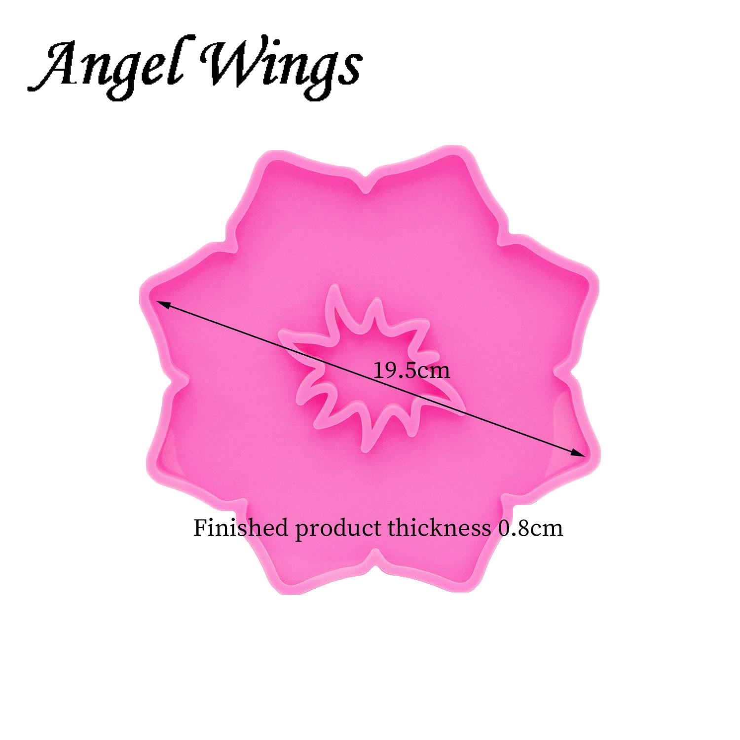 Flower Coaster Silicone Molds  - Geode Mold Silicone のレビューと価格