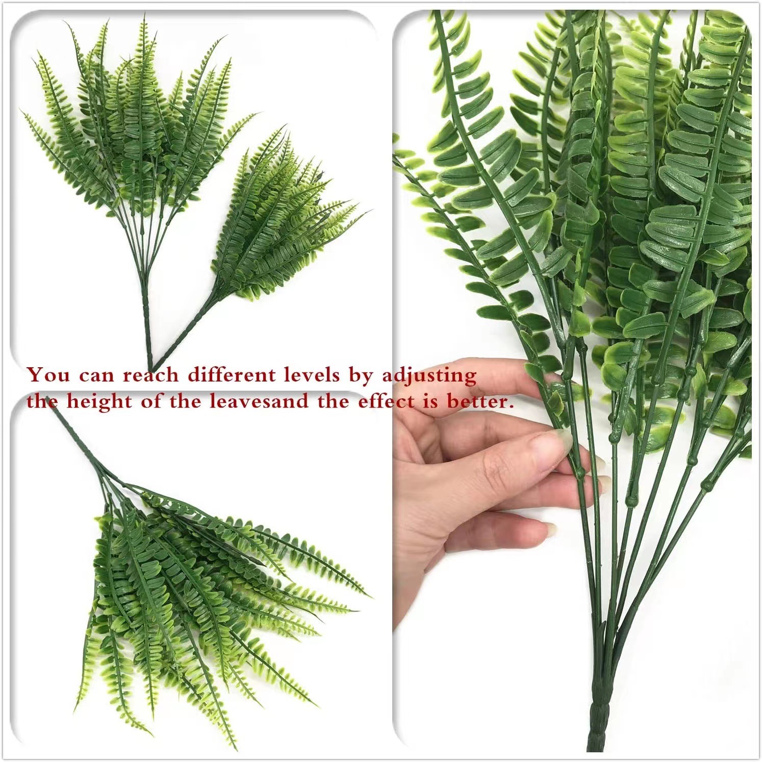 Artificial Persian Ferns Flowe - Terrarium Moss Art のレビューと価格