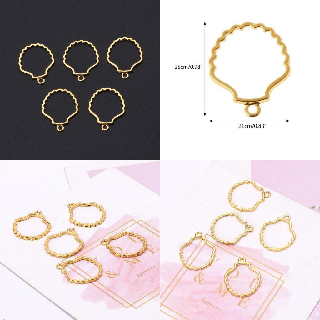   5Pcs Blank Frame Pendant for - Bezels Set Pendant のレビューと価格