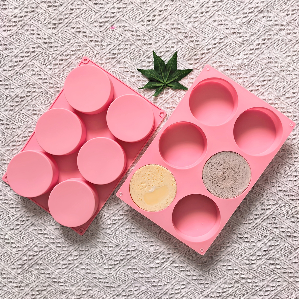 1pc 6-cavity large round disc  - Coaster Mold Round のレビューと価格