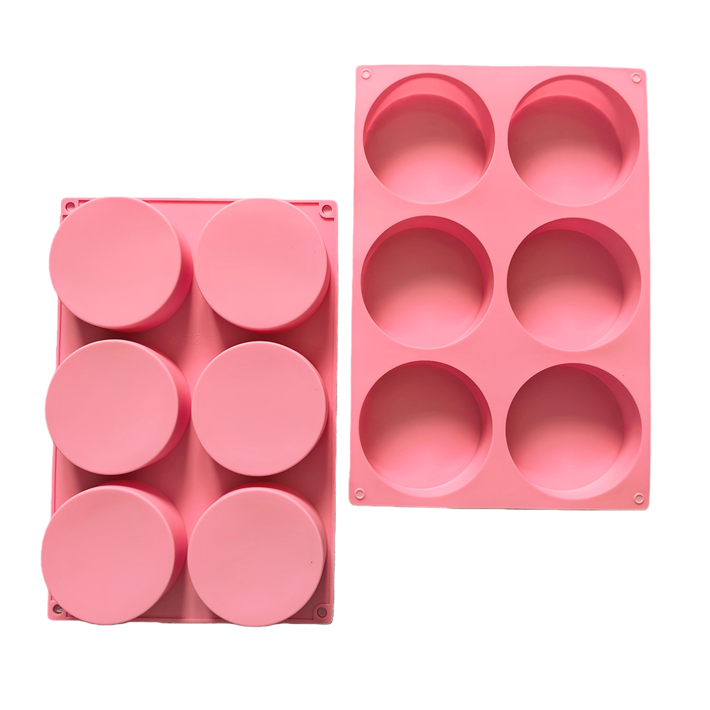 1pc 6-cavity large round disc  - Coaster Mold Round のレビューと価格