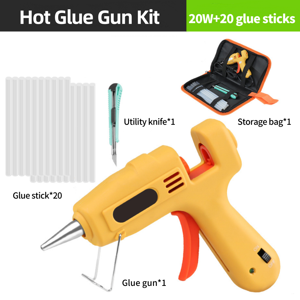 Hot Glue Gun Kit 20W Mini DIY  - Heat Gun Small のレビューと価格